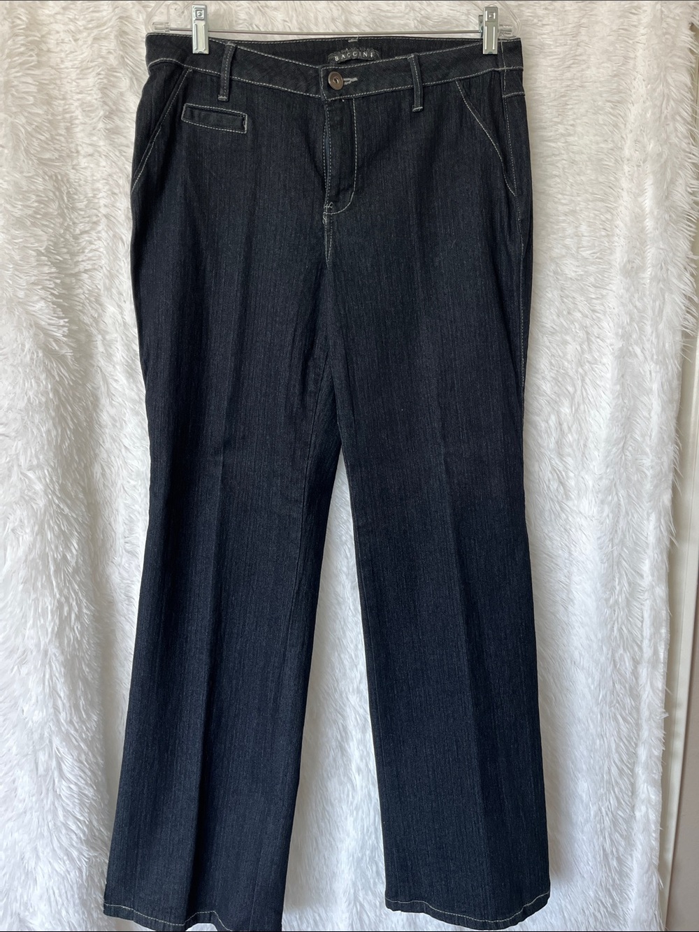 Baccini Dark Wash Women’s wide leg Jeans